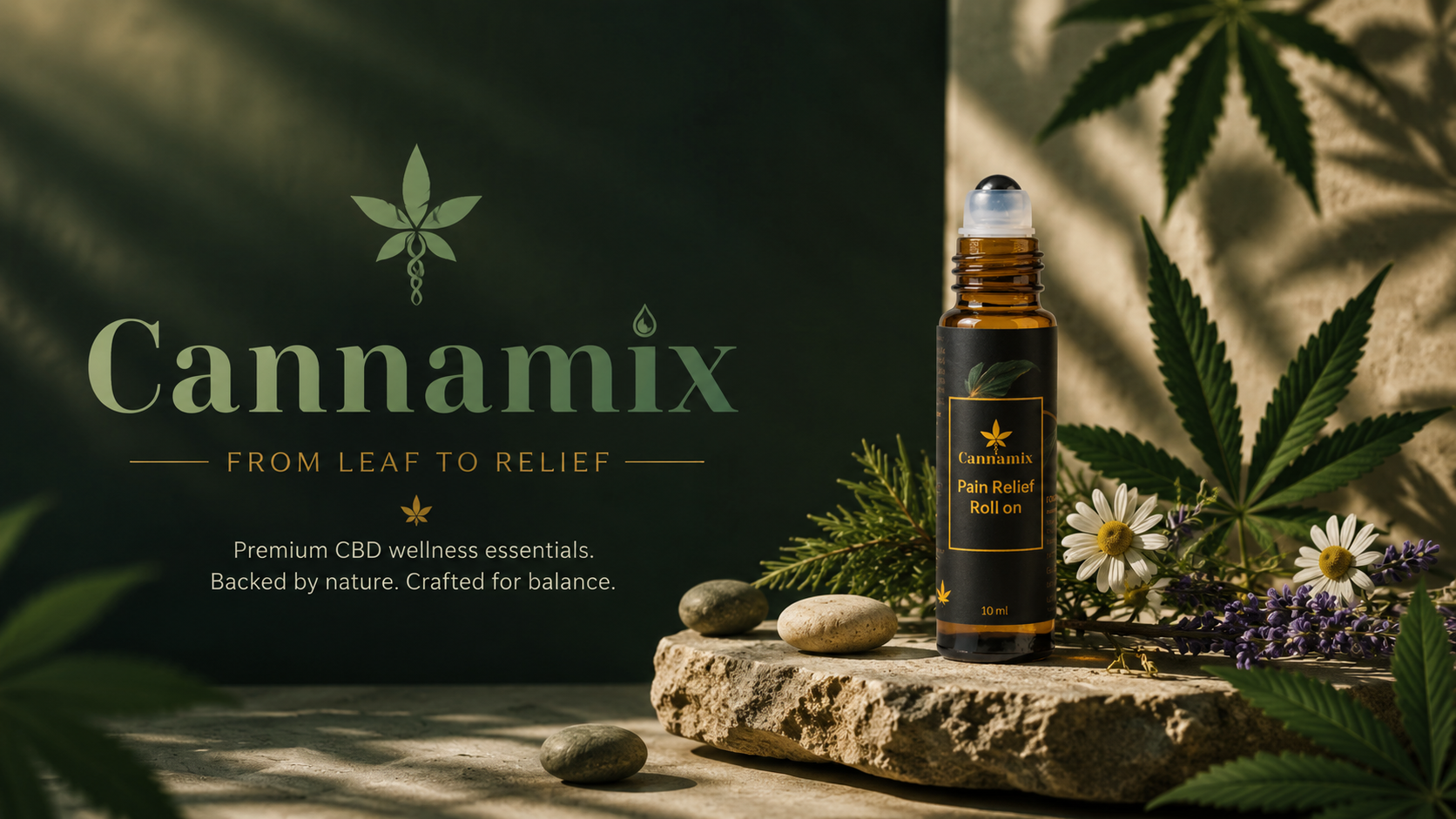Cannamix hero execution imagery — the brand in the world